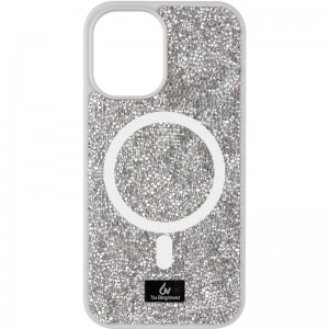 TPU чохол Bling World Rock Diamond with MagSafe для Apple iPhone 12 Pro Max (6.7") Silver