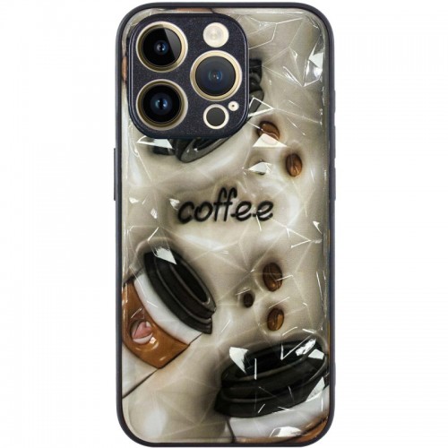 TPU+PC чехол Prisma Plushie для Apple iPhone 14 Pro (6.1") Кофе