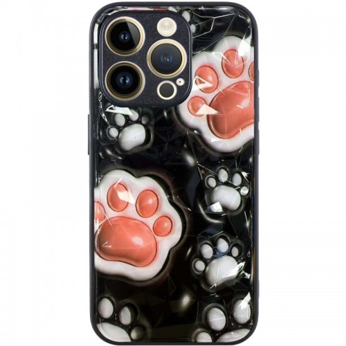TPU+PC чехол Prisma Plushie для Apple iPhone 15 Pro (6.1") Лапки