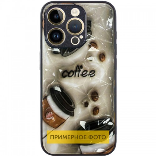 TPU+PC чохол Prisma Plushie для Apple iPhone 16 (6.1") Coffee
