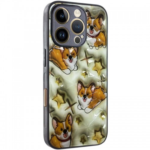 Чехол TPU+PC Prisma Plushie для Apple iPhone 16 Pro (6.3") Corgi