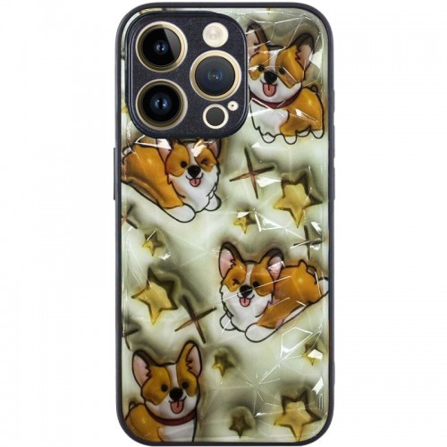 Чехол TPU+PC Prisma Plushie для Apple iPhone 16 Pro (6.3") Corgi