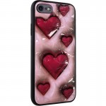 TPU+PC чохол Prisma Plushie для Apple iPhone 7 / 8 / SE (2020) (4.7") Hearts