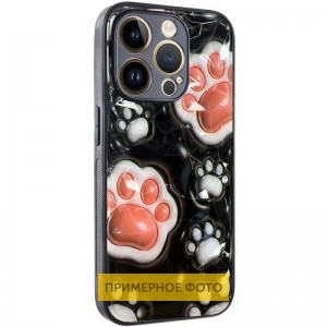 Чехол TPU+PC Prisma Plushie для Apple iPhone XS Max (6.5") Paws