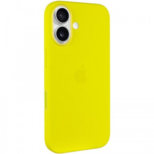 Чехол Silicone case (AAA) с Magsafe и анимацией (button) для Apple iPhone 16 (6.1") Star Fruit