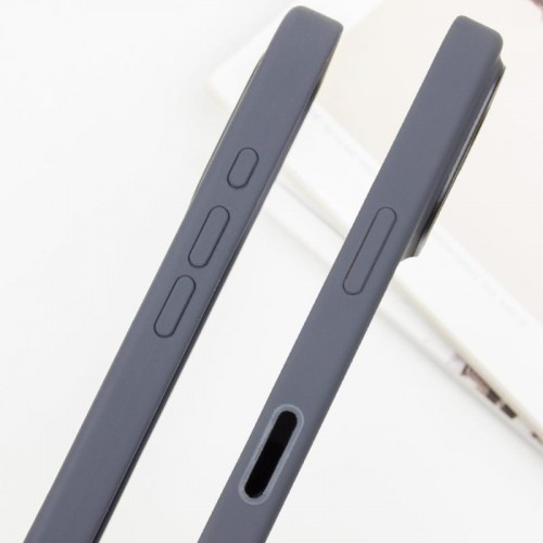 Чохол Silicone case (AAA) with Magsafe and Animation (button) для Apple iPhone 16 (6.1") Black