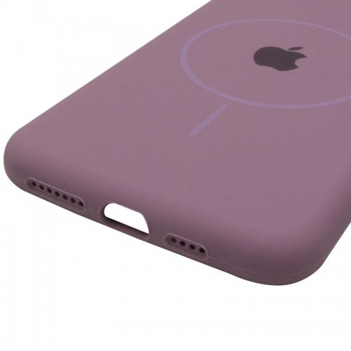 Чохол Silicone Case Full Protective (AA) with MagSafe для Apple iPhone 11 Pro Max (6.5") Ліловий / Lilac Pride