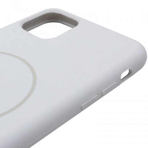 Чохол Silicone Case Full Protective (AA) with MagSafe для Apple iPhone 11 Pro Max (6.5") Білий / White