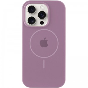 Чехол Silicone Case Full Protective (AA) с MagSafe для Apple iPhone 14 Pro (6.1") Лиловый / Lilac Pride