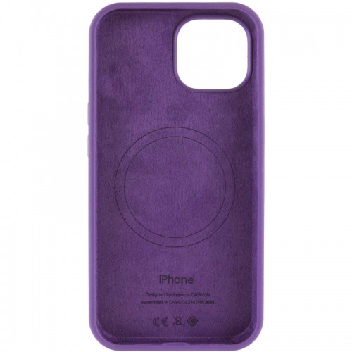 Чехол Silicone Case Full Protective (AA) with MagSafe для Apple iPhone 14 Plus (6.7") Фиолетовый / Amethyst