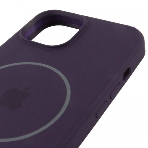 Чохол Silicone Case Full Protective (AA) with MagSafe для Apple iPhone 14 Plus (6.7") Фіолетовий / Elderberry