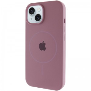 Чохол Silicone Case Full Protective (AA) with MagSafe для Apple iPhone 14 Plus (6.7") Ліловий / Lilac Pride