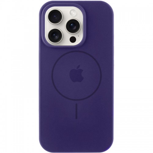 Чохол Silicone Case Full Protective (AA) with MagSafe для Apple iPhone 14 Pro Max (6.7") Фіолетовий / Elderberry