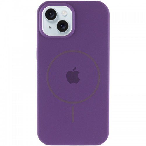 Чохол Silicone Case Full Protective (AA) with MagSafe для Apple iPhone 15 Plus (6.7") Фіолетовий / Amethyst
