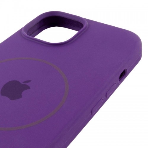 Чохол Silicone Case Full Protective (AA) with MagSafe для Apple iPhone 15 Plus (6.7") Фіолетовий / Amethyst