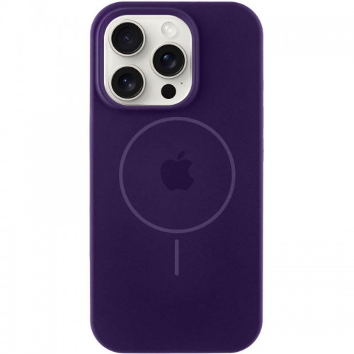 Чохол Silicone Case Full Protective (AA) with MagSafe для Apple iPhone 16 Pro Max (6.9") Фіолетовий / Amethyst