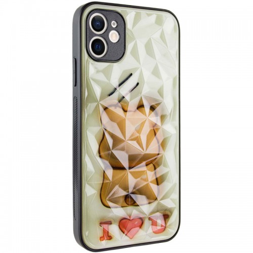 TPU+PC чехол Prisma Fluffie для Apple iPhone 11 (6.1") Медведь