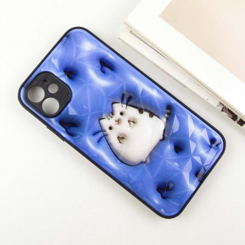 Чехол TPU+PC Prisma Fluffie для Apple iPhone 11 (6,1") Pusheen