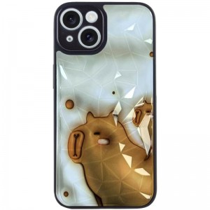 TPU+PC чехол Prisma Fluffie для Apple iPhone 14 (6.1") Капибара