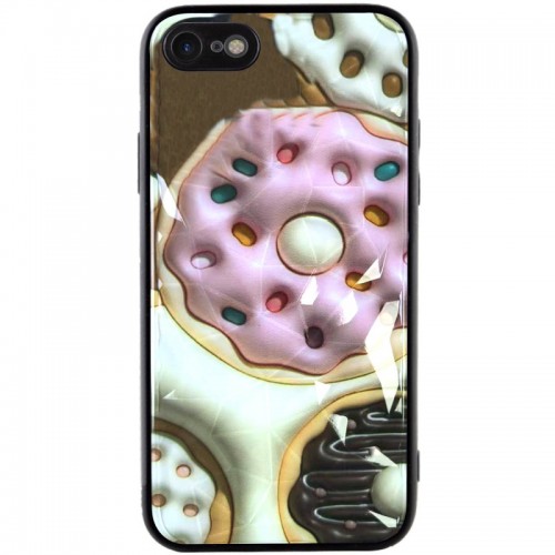 Чехол TPU+PC Prisma Fluffie для Apple iPhone 7 / 8 / SE (2020) (4.7") Donut