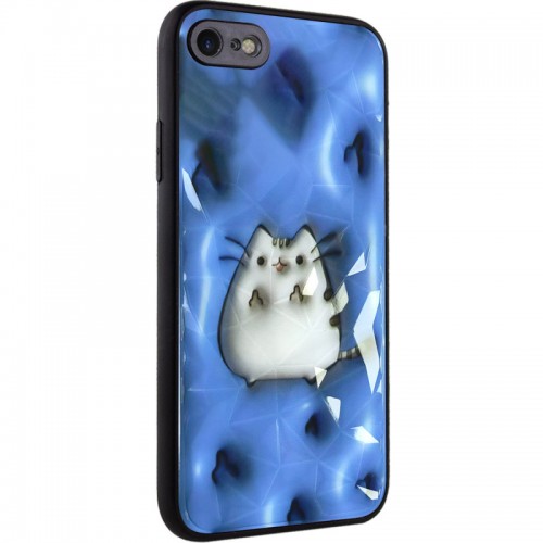 TPU+PC чехол Prisma Fluffie для Apple iPhone 7 / 8 / SE (2020) (4.7") Pusheen