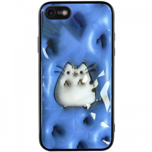 TPU+PC чехол Prisma Fluffie для Apple iPhone 7 / 8 / SE (2020) (4.7") Pusheen