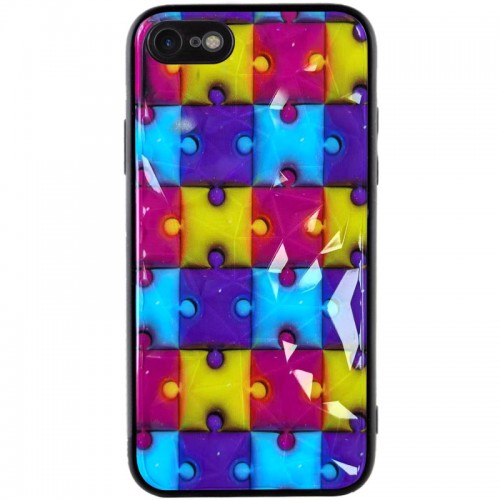 Чехол TPU+PC Prisma Fluffie для Apple iPhone 7 / 8 / SE (2020) (4.7") Puzzle