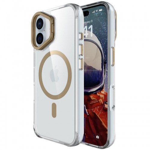Чохол TPU Space Case Apex with MagSafe для Apple iPhone 16 (6.1") Gold
