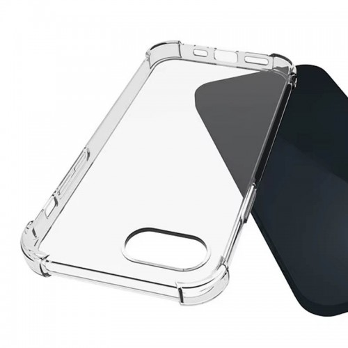 TPU чохол GETMAN Ease logo посилені кути для Apple iPhone 16e (6.1") Безбарвний (прозорий)