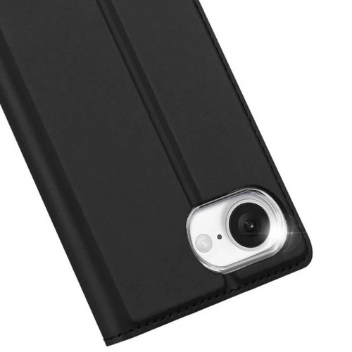 Чохол-книжка Dux Ducis з кишенею для візиток для Apple iPhone 16e (6.1") Чорний
