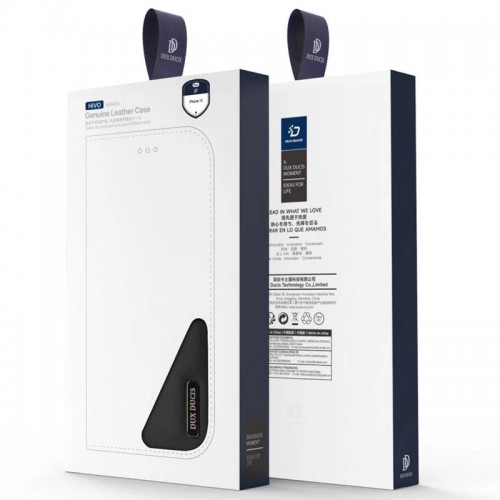 Чехол-книжка Dux Ducis Hivo для Apple iPhone 16e (6.1") Черный