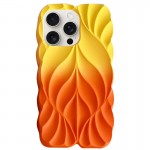 TPU чехол Leaf для Apple iPhone 15 Pro (6.1") Жёлтый / Оранжевый