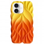 TPU чехол Leaf для Apple iPhone 16 (6.1") Жёлтый / Оранжевый