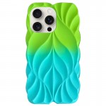 TPU чохол Leaf для Apple iPhone 16 Pro Max (6.9") Green / Aqua