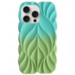 Чехол TPU Leaf для Apple iPhone 16 Pro Max (6,9") морской зелёный / мятный