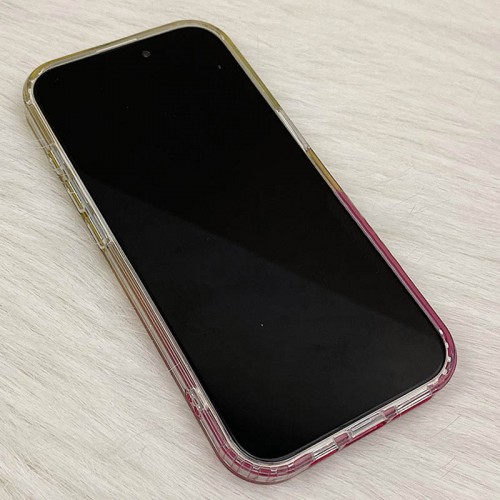 Чохол TPU Shiny Mountain (MagFit) для Apple iPhone 11 (6.1") Yellow / Pink