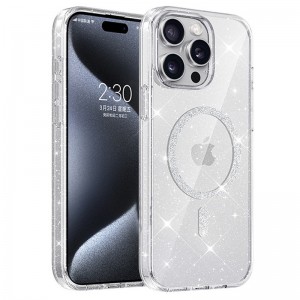 Чохол TPU Eclipse Sparkle (MagFit) для Apple iPhone 12 Pro Max (6.7") Clear