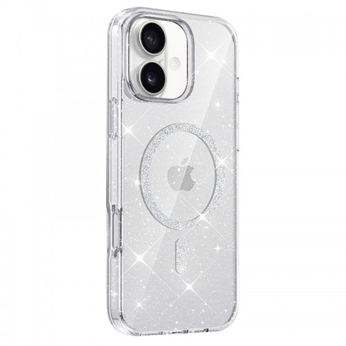 Чохол TPU Eclipse Sparkle (MagFit) для Apple iPhone 16 (6.1") Clear