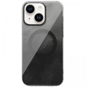 Чохол TPU Shiny Mountain (MagFit) для Apple iPhone 15 (6.1") Black