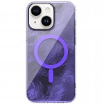 Чохол TPU Shiny Mountain (MagFit) для Apple iPhone 15 (6.1") Purple