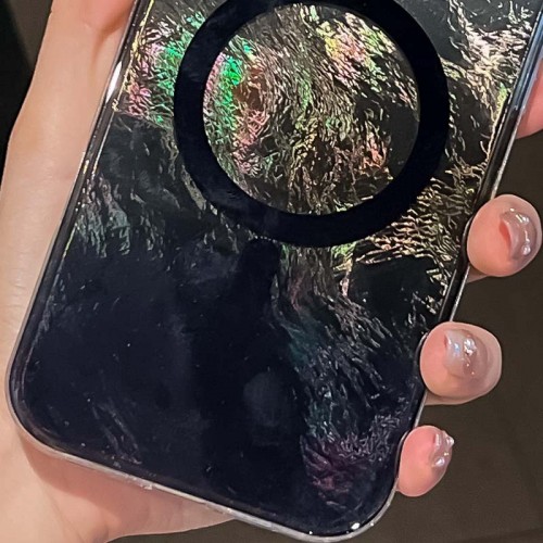 Чохол TPU Shiny Mountain (MagFit) для Apple iPhone 16 (6.1") Black