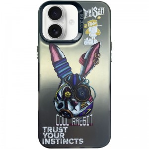 Чехол TPU+PC So Cool для Apple iPhone 16 (6.1") Cool Rabbit