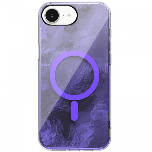 Чохол TPU Shiny Mountain (MagFit) для Apple iPhone 16e (6.1") Purple