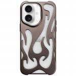 Чехол TPU WinFire для Apple iPhone 16 (6.1") Коричневый