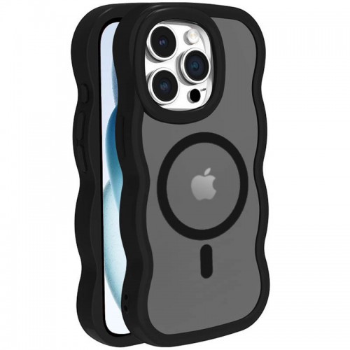 Чехол TPU+PC Undine с MagSafe для Apple iPhone 13 Pro (6.1") Черный