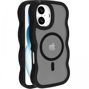 Чехол TPU+PC Undine с MagSafe для Apple iPhone 16 (6.1") Черный