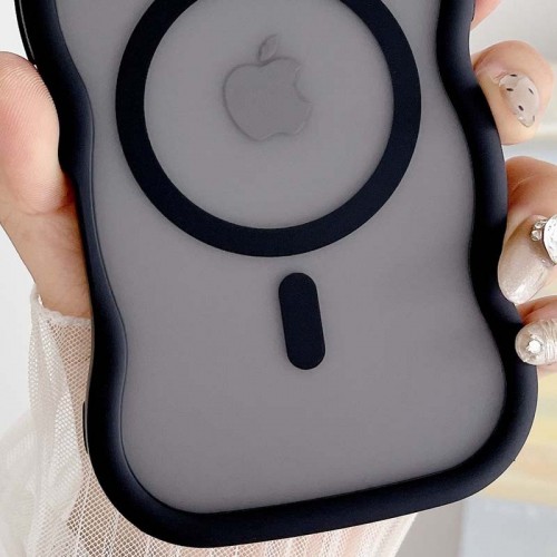 Чехол TPU+PC Undine с MagSafe для Apple iPhone 16 (6.1") Черный