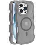 Чехол TPU+PC Undine с MagSafe для Apple iPhone 16 Pro (6.3") Серый