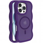 Чехол TPU+PC Undine с MagSafe для Apple iPhone 16 Pro Max (6,9") Фиолетовый