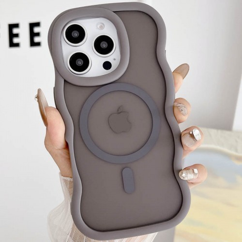 Чехол TPU+PC Undine с MagSafe для Apple iPhone 16 Pro Max (6.9") Серый